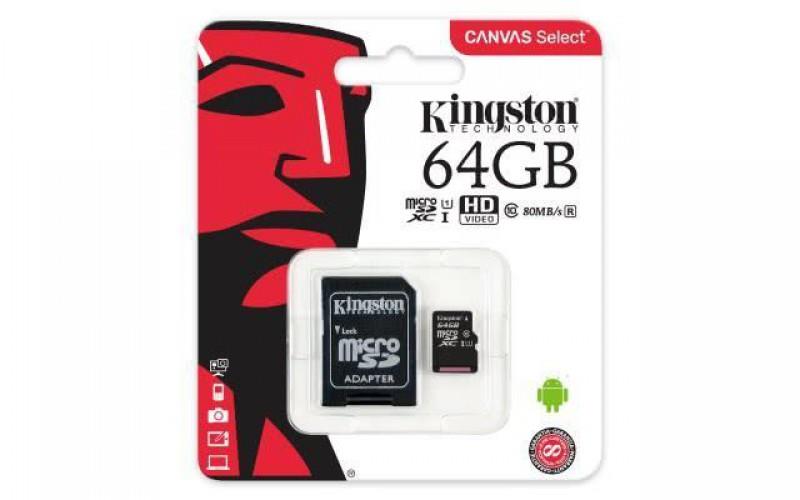 KINGSTON Memoria micro SD 64 GB Kingston SDCS